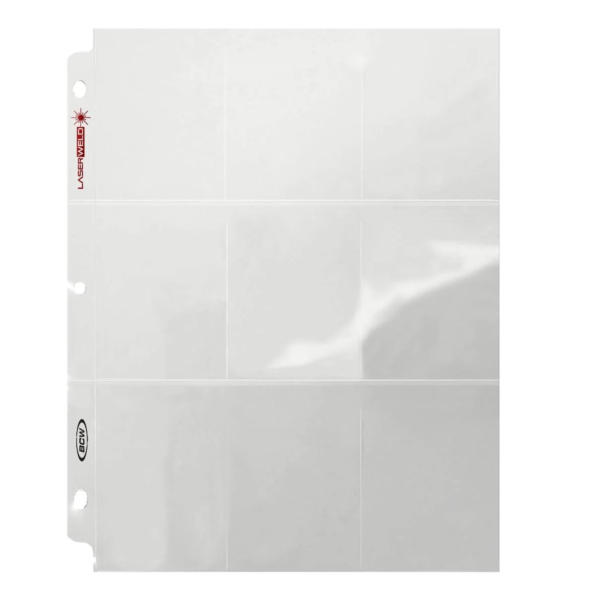 BCW 9-pocket sideloading page (100 count)