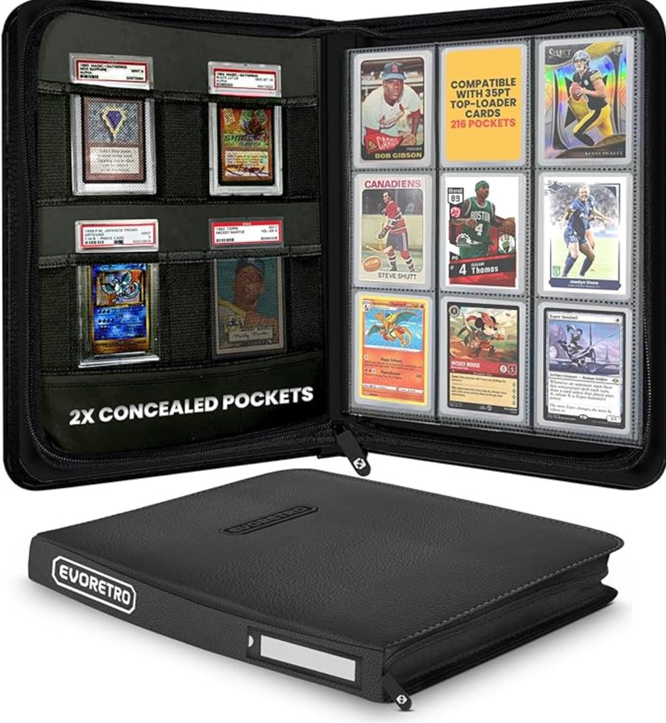 ER Shield + 216 Topload Cards Binder Black