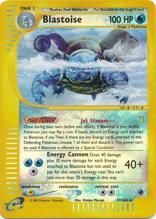 #37 Expedition- Blastoise Reverse Holo (HP)