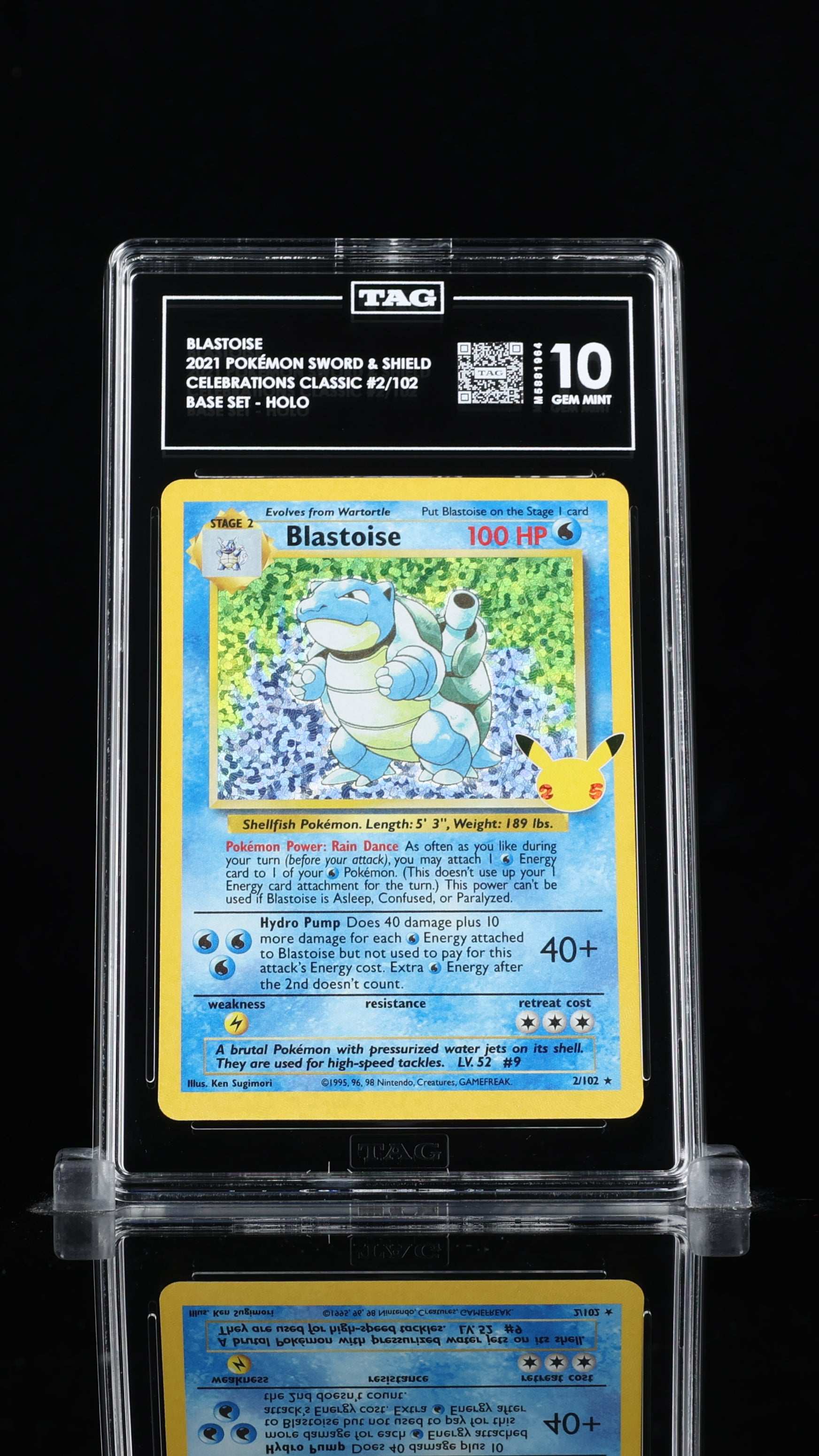 Blastoise- #2 Celebrations- TAG 10
