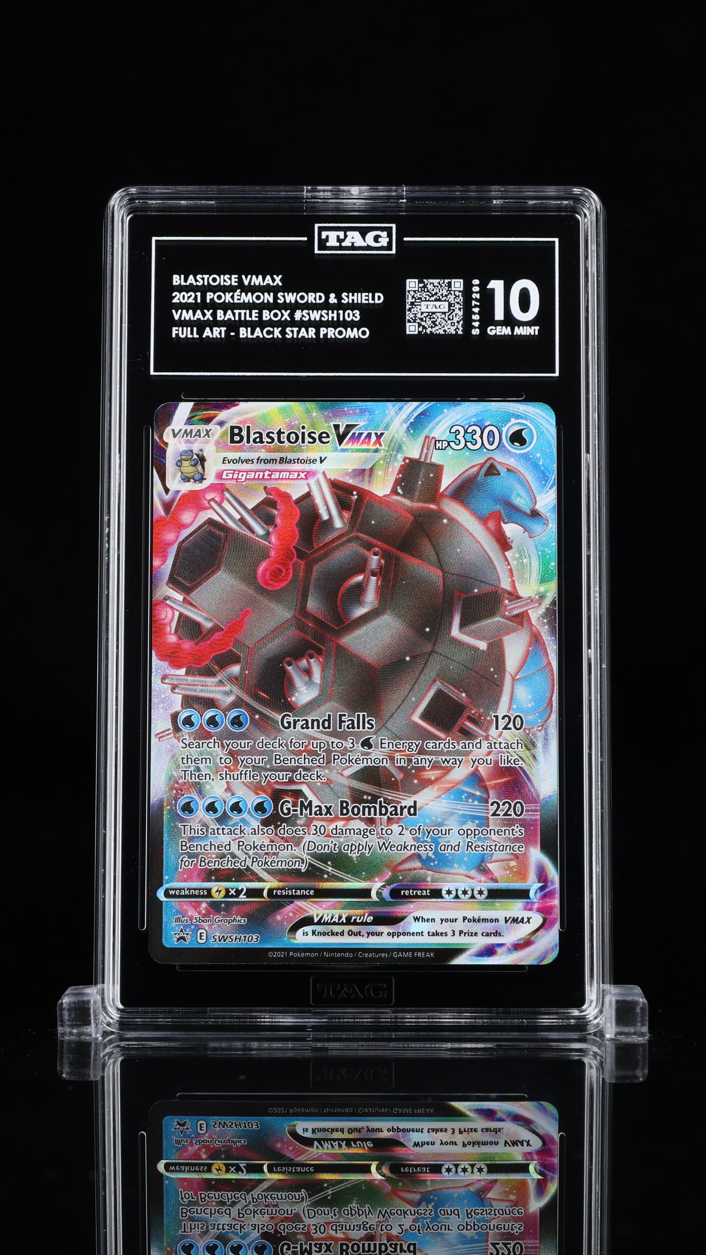 Blastoise VMAX- #SWSH103 Sword & Shield Promos- TAG 10