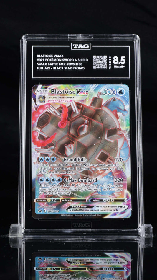 Blastoise VMAX- #SWSH103 Sword & Shield Promos- TAG 8.5