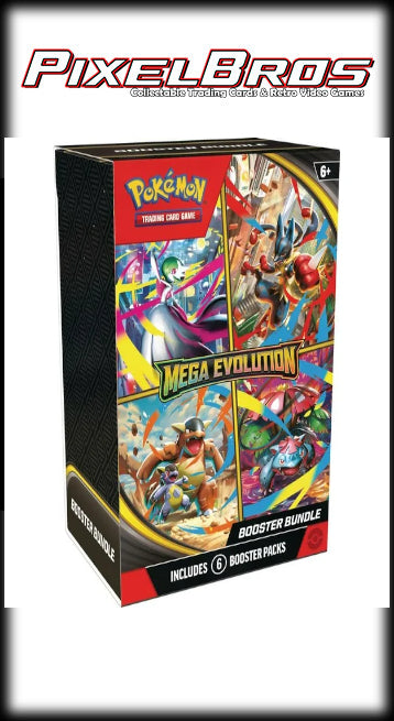 Mega Evolutions Booster Bundle (Releases Sept 26/25.)