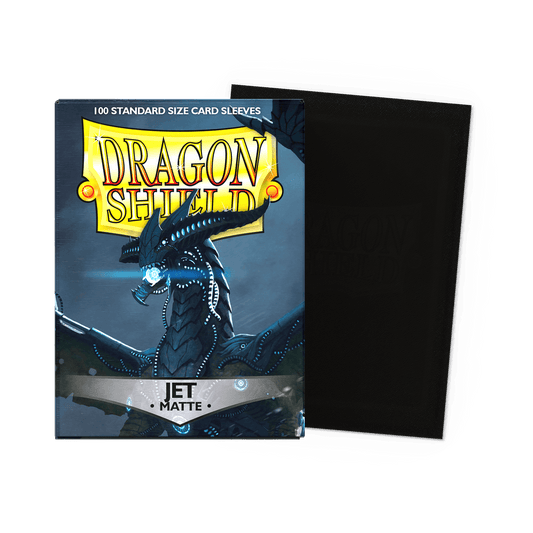 Dragon Shield Jet Matte Sleeves- 100 count