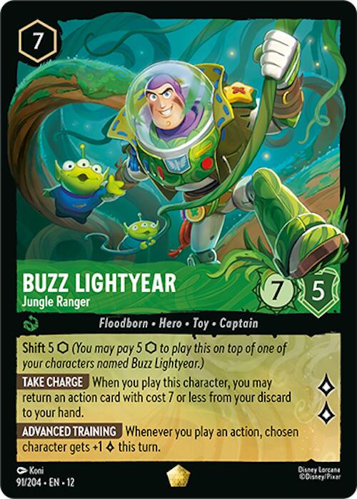 #91  Wilds Unknown- Buzz Lightyear: Jungle Ranger (Legendary)(Non-holo)