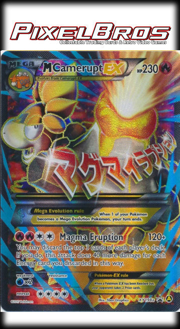 #XY198a XY Promos- M Camerupt EX (LP)