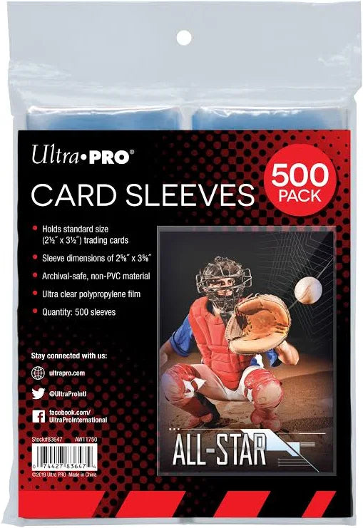 Ultra Pro Card Sleeves 500ct