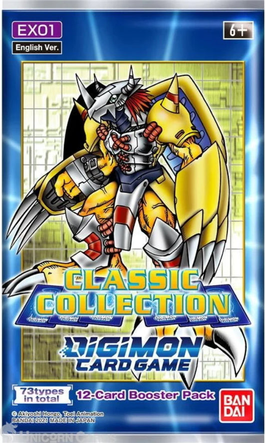 Digimon EX01 Classic Collection Booster Packs