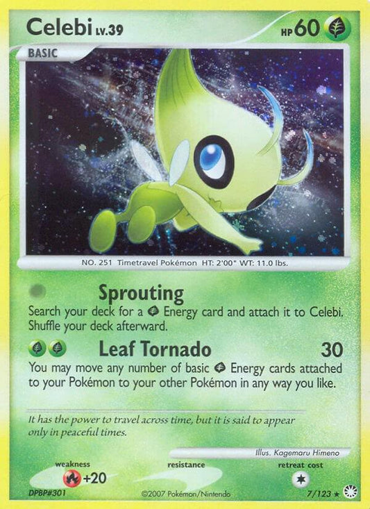#7 Mysterious Treasures- Celebi Holo(LP)