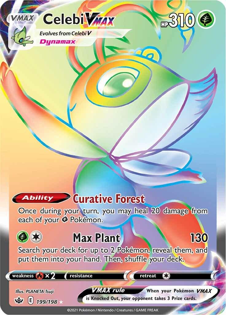 #199 Chilling Reign- Celebi Vmax