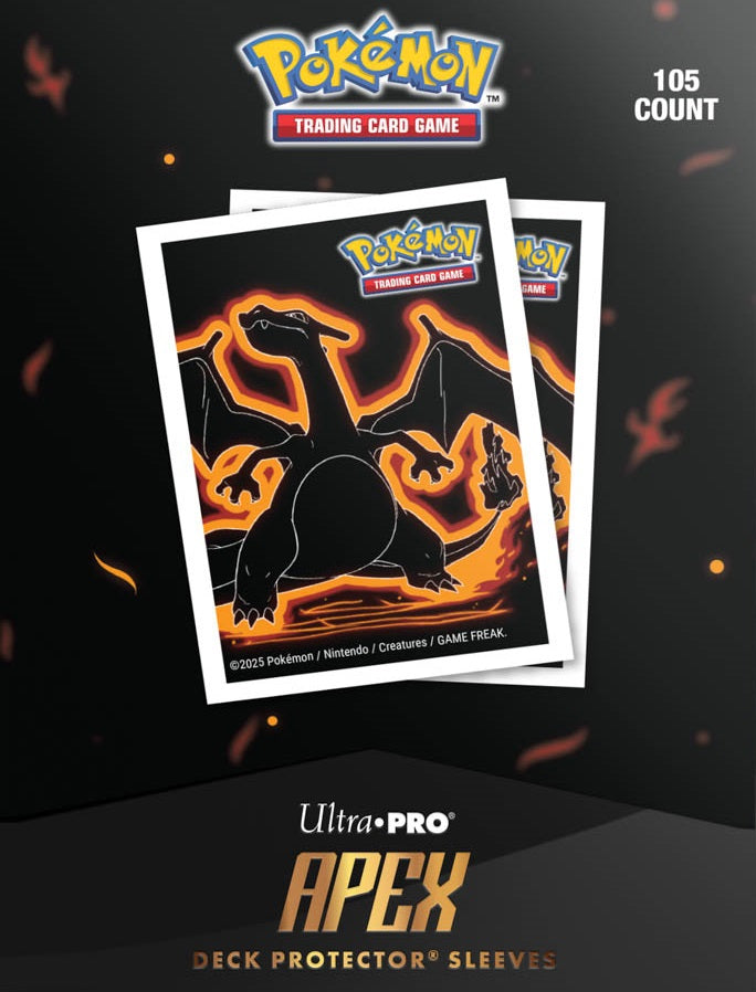 UP D-Pro Apex Pokemon Neon Kanto Charizard 105ct