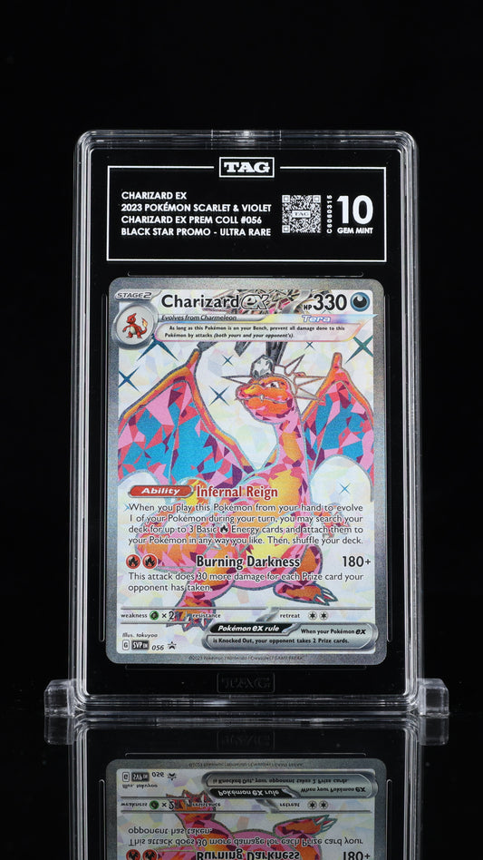 Charizard EX- #56 Scarlet & Violet Promos- TAG 10
