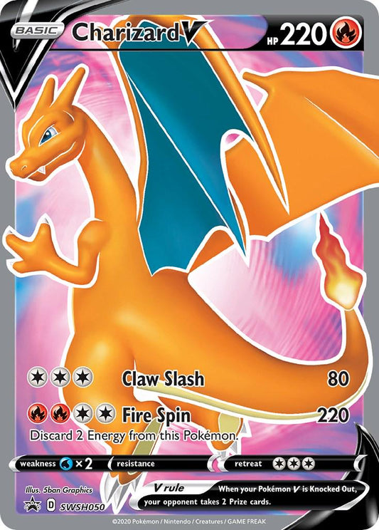 #SWSH050 Sword & Shield Promos- Charizard V (NOT SEALED)
