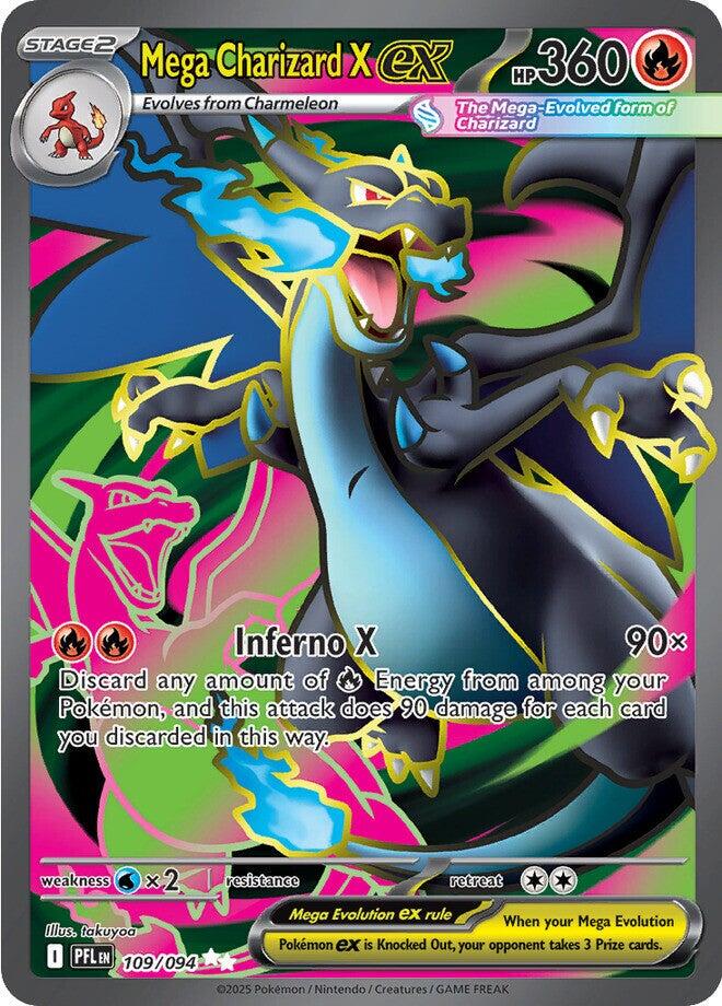 #109 Phantasmal Flames- Mega Charizard X EX