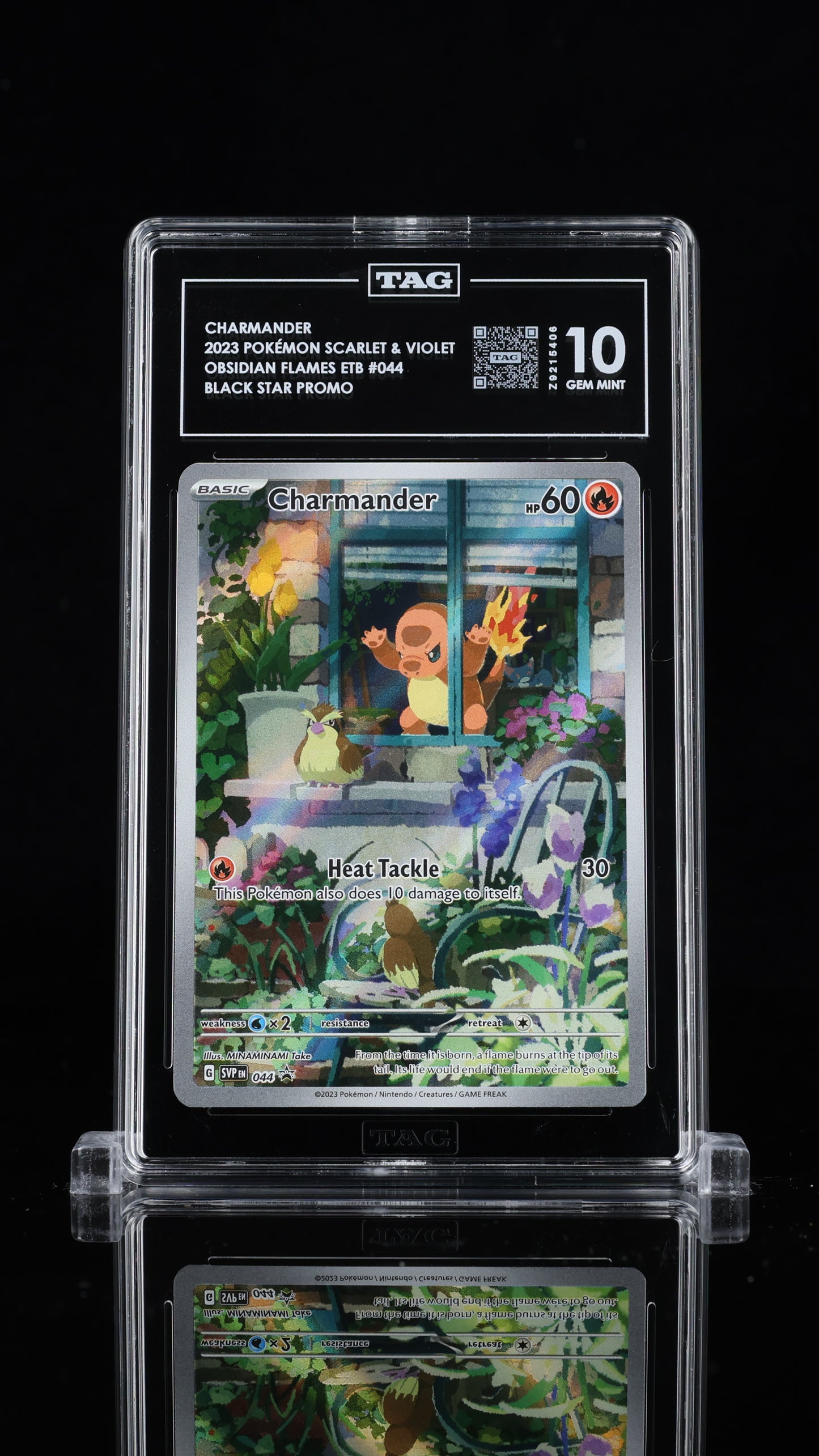 Charmander- #44 Obsidian Flames- TAG 10