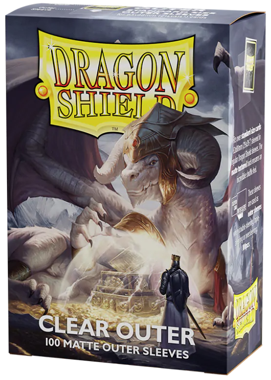 Dragon Shield Standard Sleeves Matte Clear Outer