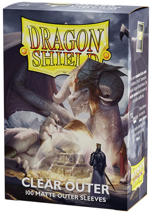 Dragon Shield Standard Sleeves Matte Clear Outer