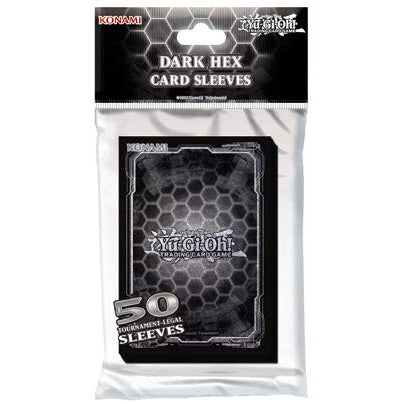 Yu-Gi-Oh Card Sleeves Dark Hex 50-Pack