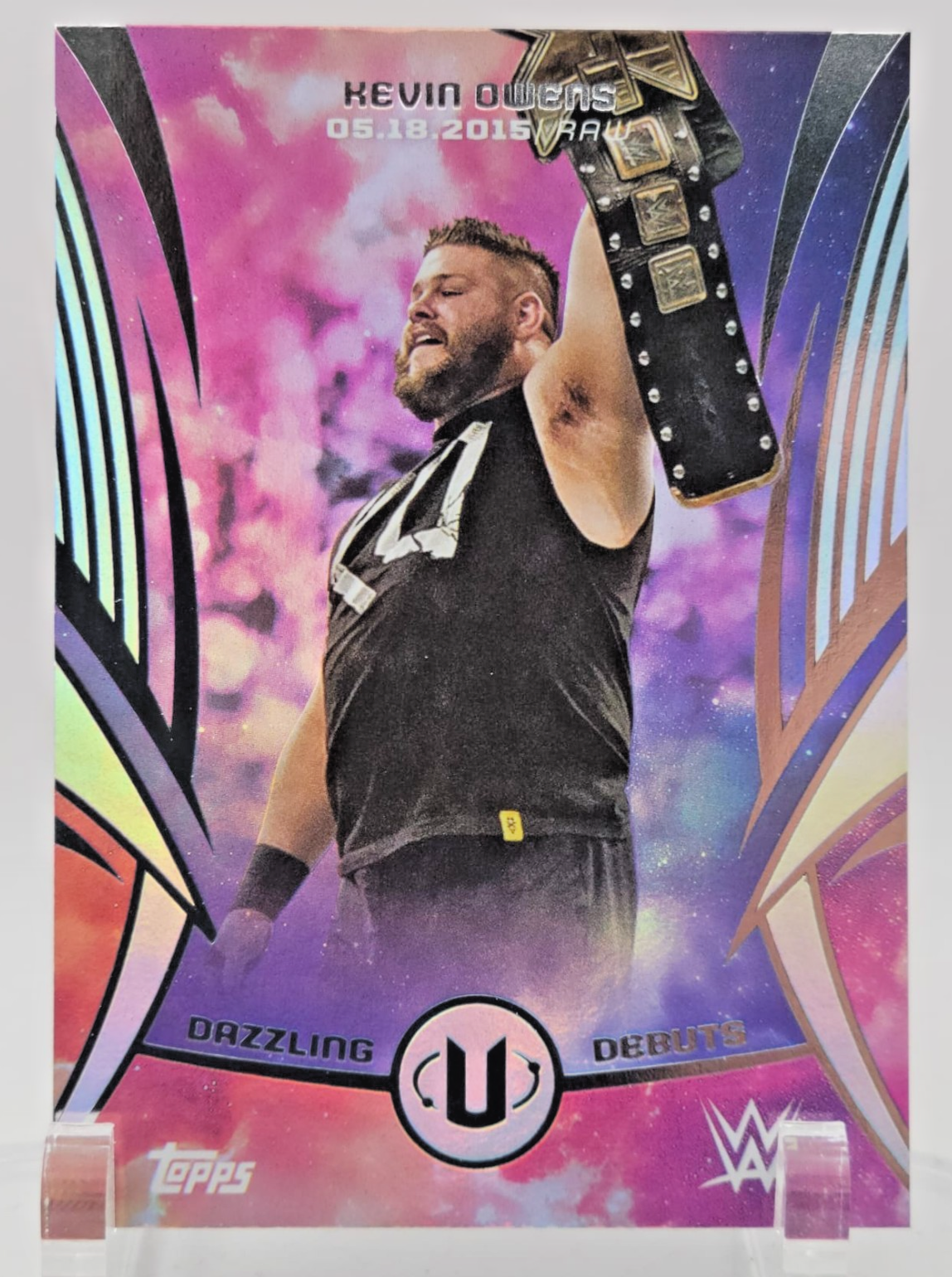 2025 Topps Universe-Kevin Owens Dazzling Debuts DDE-12