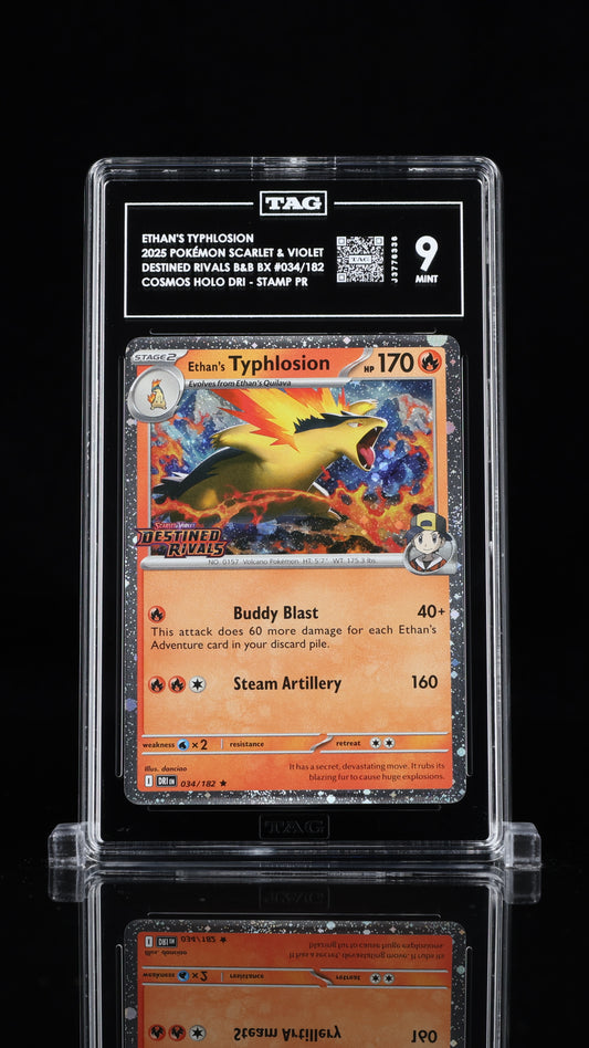 Ethan's Typlosion (Destined Rivals Stamped)- #34 Desitined Rivals- TAG 9