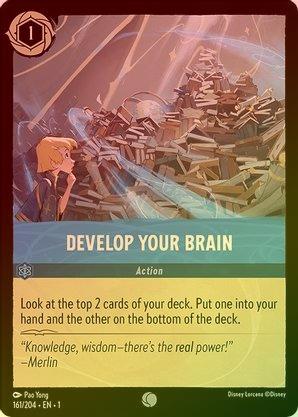 #161- The First Chapter-Develop your Brain(Foil)
