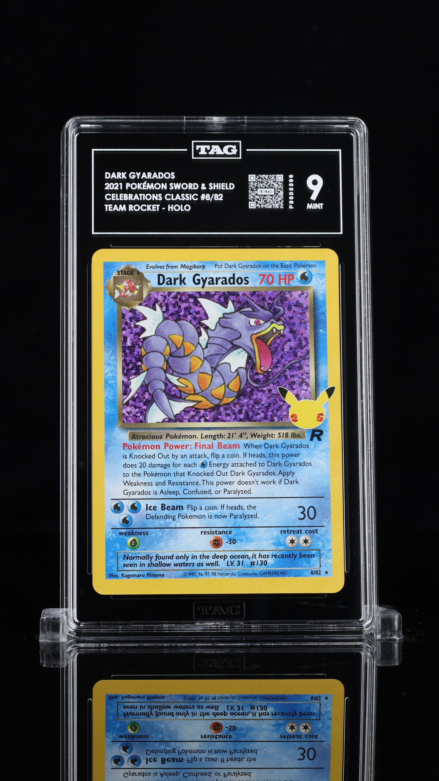 Dark Gyarados- #8 Celebrations- TAG 9