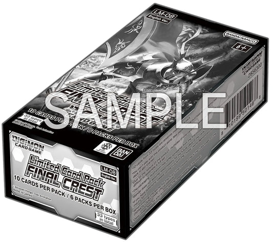 Digimon CG LM-08 Final Crest Limited Card Booster Box