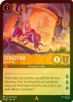 #16 Whispers in the Well- Sebastian (Loyal Crab) (Foil)