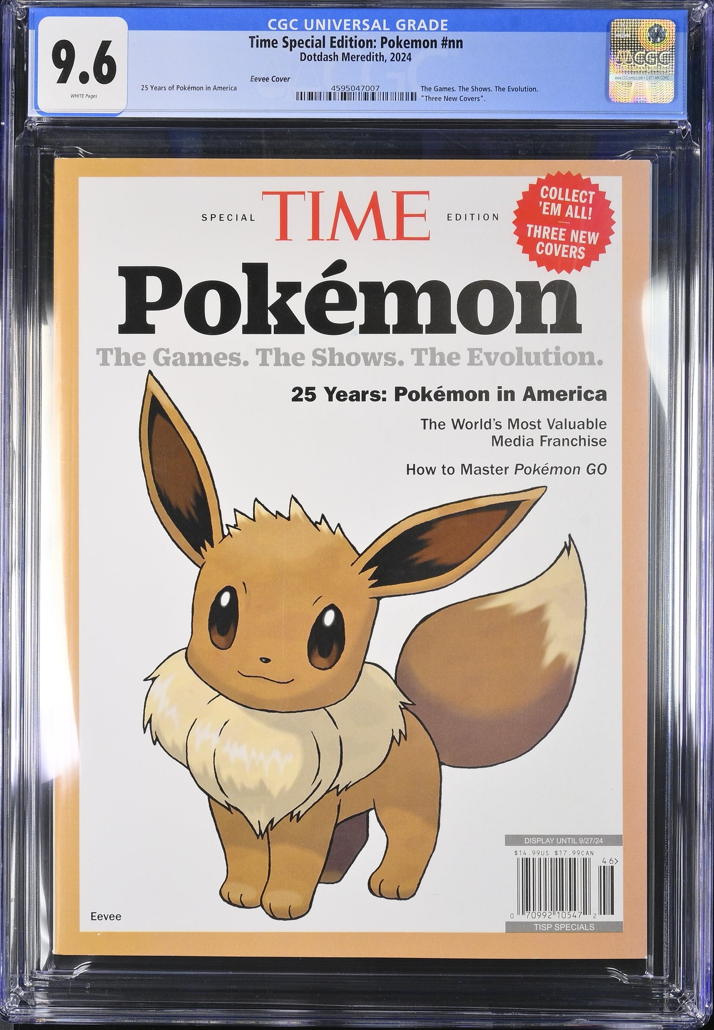 Eevee- Time Magazine- CGC 9.6