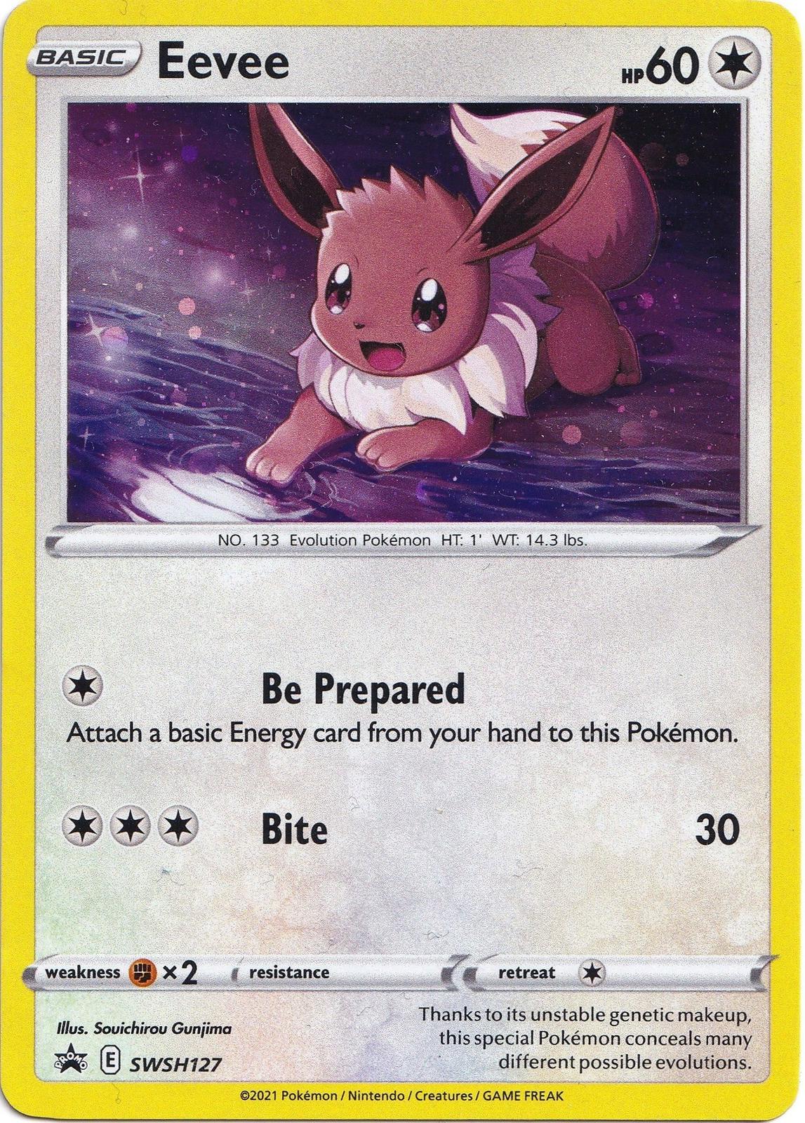 #127 Sword & Shield Promos- Eevee(LP)