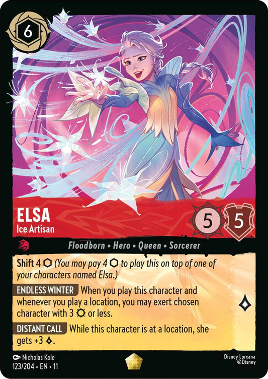 #123 Winterspell- Elsa: Ice Artisan