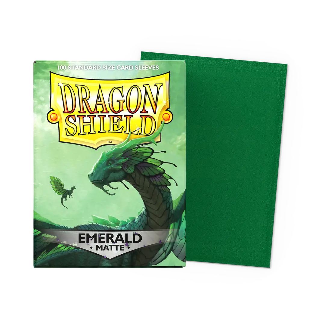 Dragon Shield Matte Emerald Green Rayalda Sleeves- 100 count