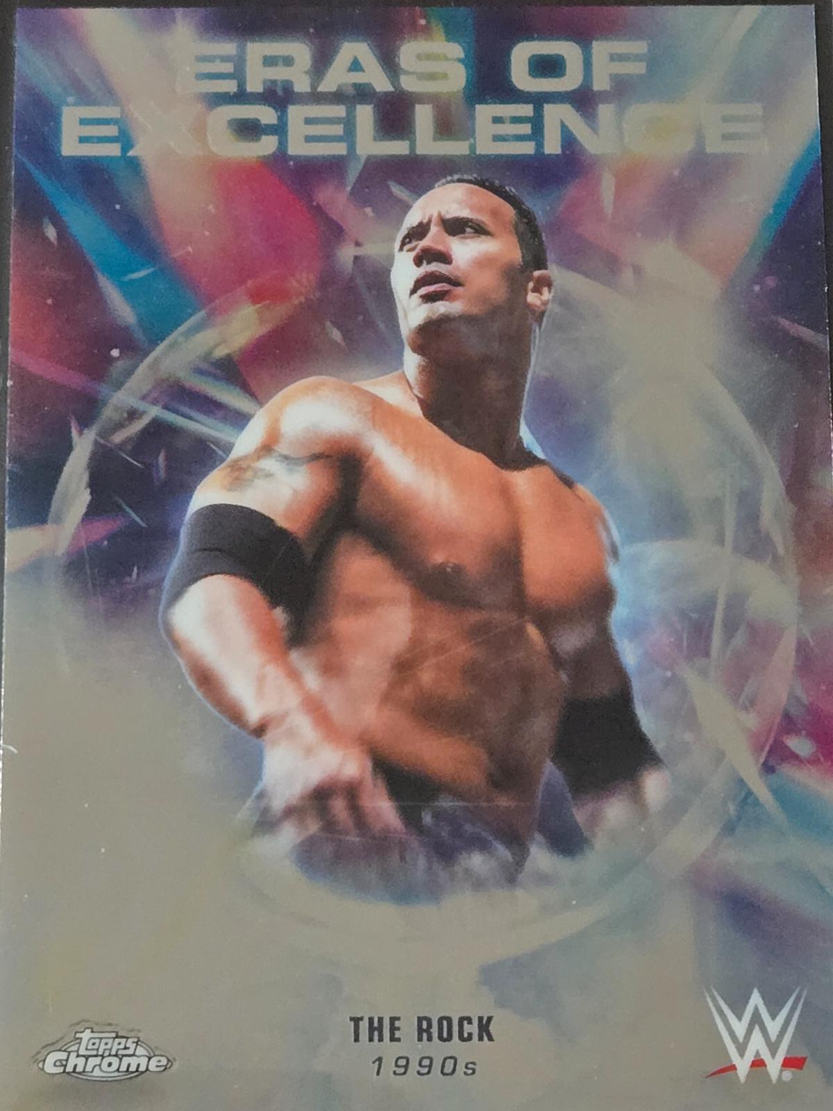 2026 Topps Chrome WWE- ERA-12 The Rock (Eras of Excellence)