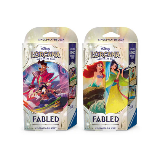 Disney Lorcana Fabled Starter Deck 2- pack