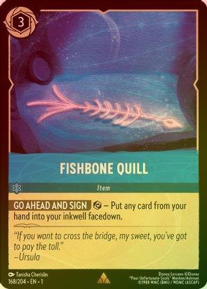 #168 The First Chapter- Fishbone Quill (FOIL)