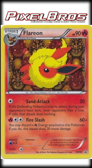 BW88 Black & White Promo- Flareon (HOLO)(LP)