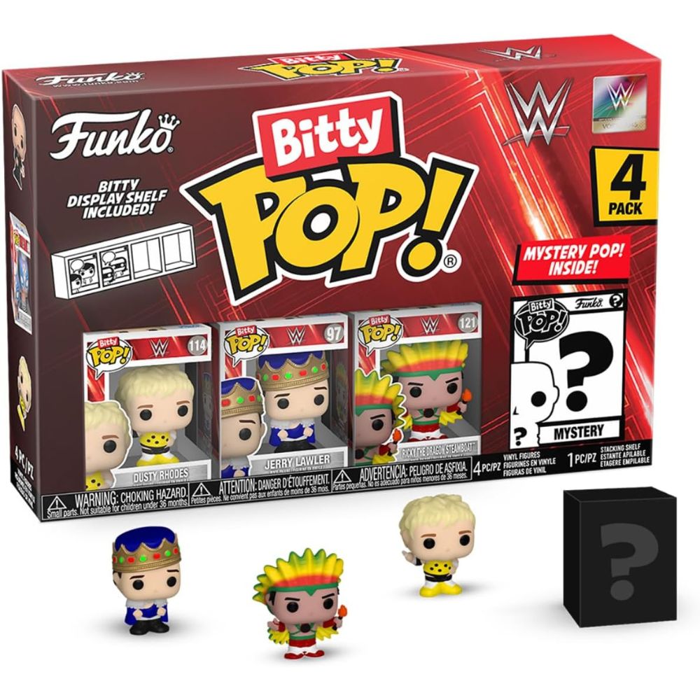 Bitty Pop! : WWE 4-Figure Pack - Random Style