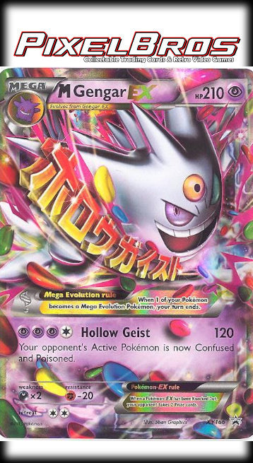#XY 166 XY Promos- M Gengar EX (LP)