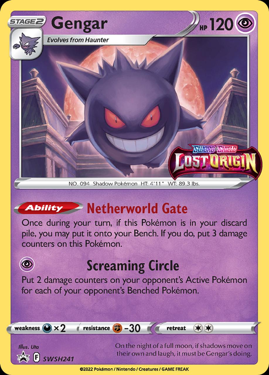 #241 Sword & Shield Promo- Gengar (Lost Origin Stamped)(MP)