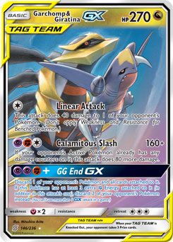 #146 Unified Minds- Garchomp & Giratina GX (MP)