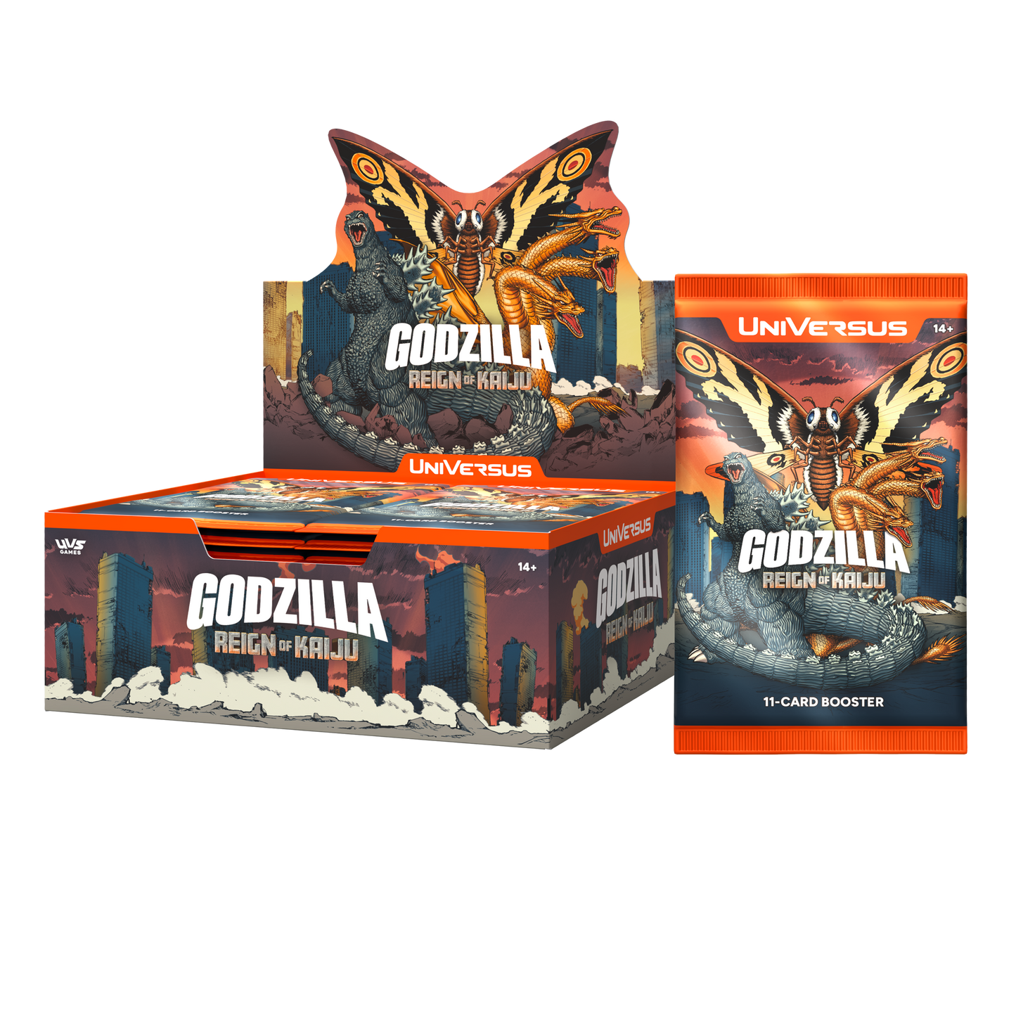 Godzilla: Reign of Kaiju Sleeved Booster Pack