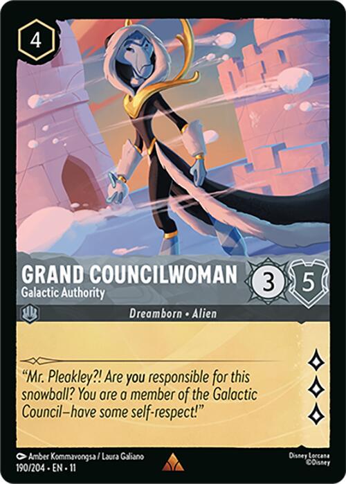 #190 Winterspell- Grand Councilwoman: Galactic Authority (Foil)