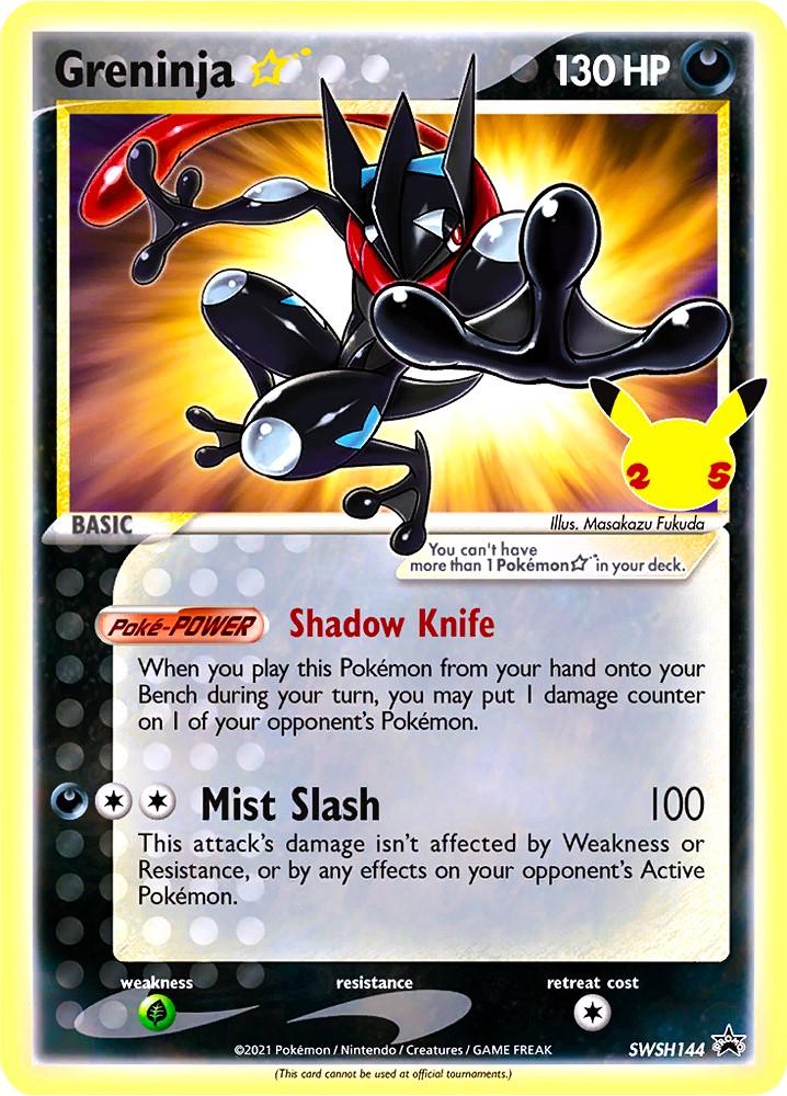 #144 Sword & Shield Promos- Greninja Pokemon Celebrations