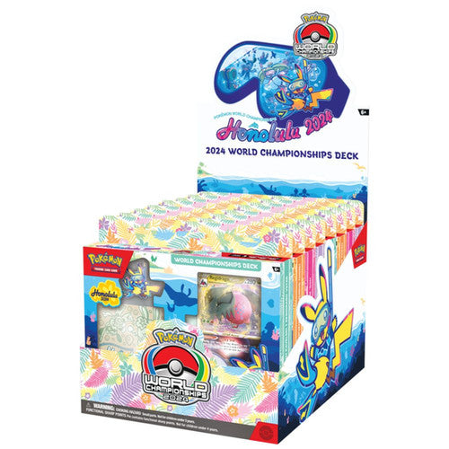 Pokemon Worlds Sealed Championship Deck Sealed Case of 8-Honolulu 2024