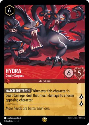 #108 Into the Inklands- Hydra (Deadly Serpent) (Legendary)
