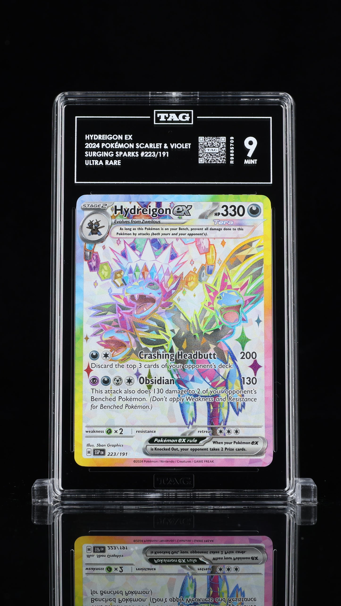 Hydreigon Ex- #223 Surging Sparks- TAG 9