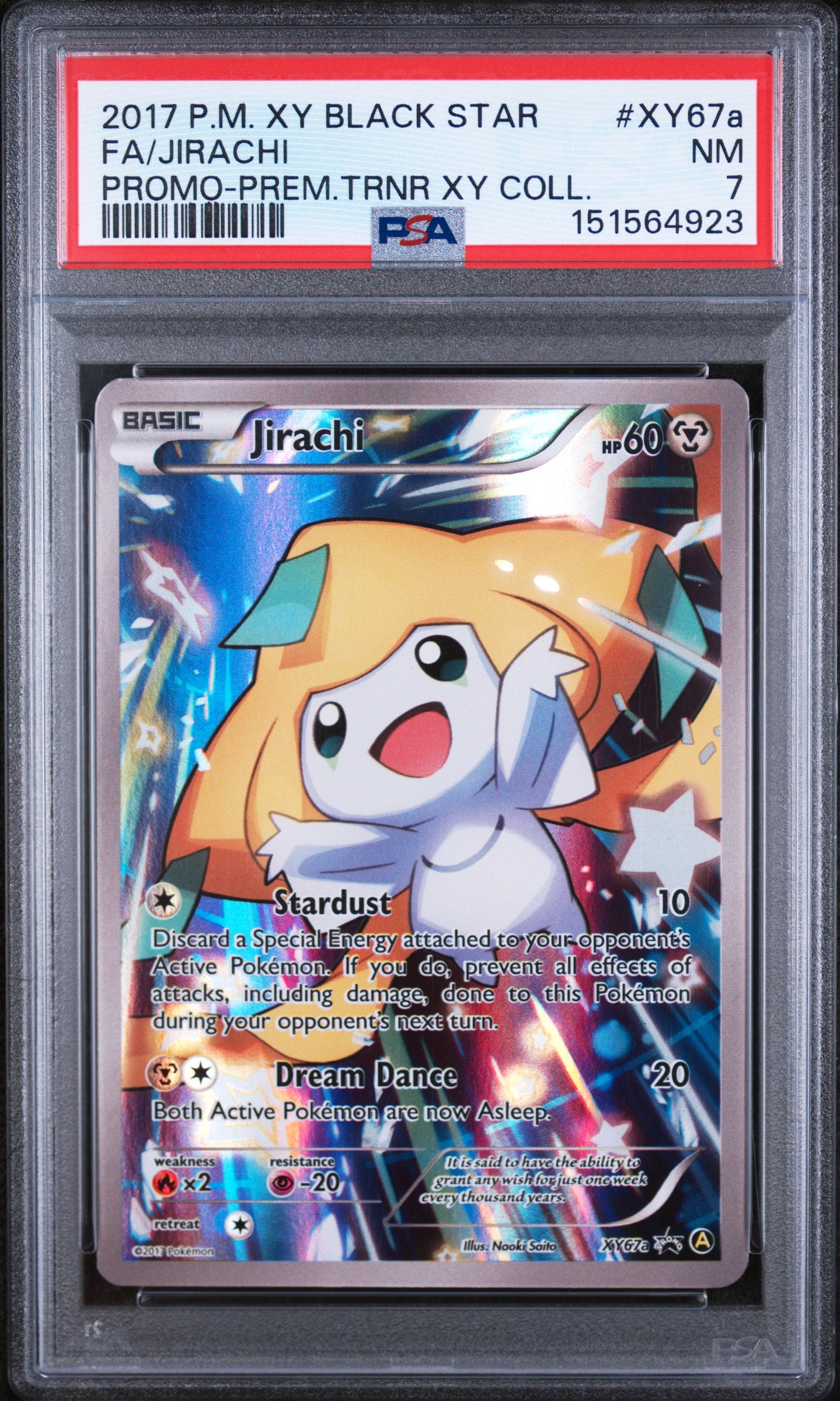 Jirachi- #XY67a Promo- PSA 7