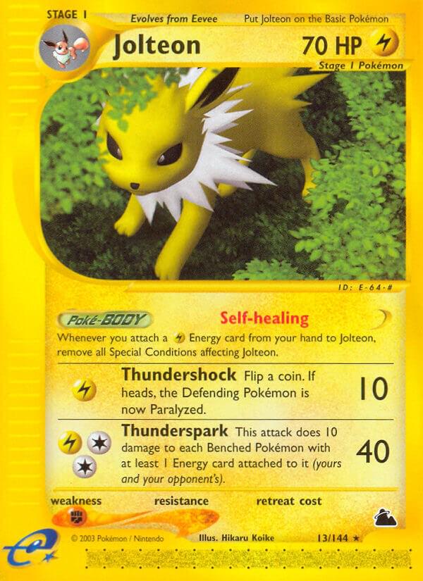 #13 Skyridge- Jolteon (Non-holo) (MP)