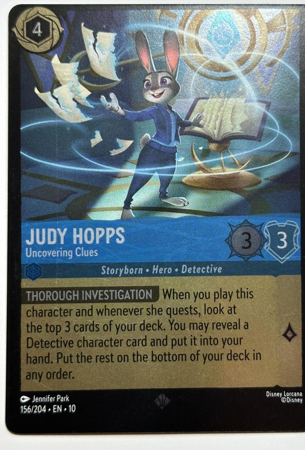#156 Whispers in the Well- Judy Hopps: Uncovering Clues (Foil)