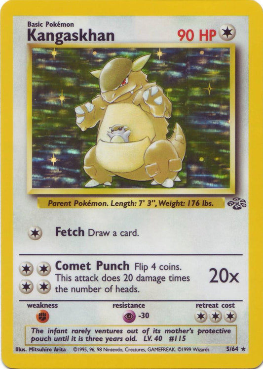 #5 Jungle- Kangaskhan (HP)(Holo)